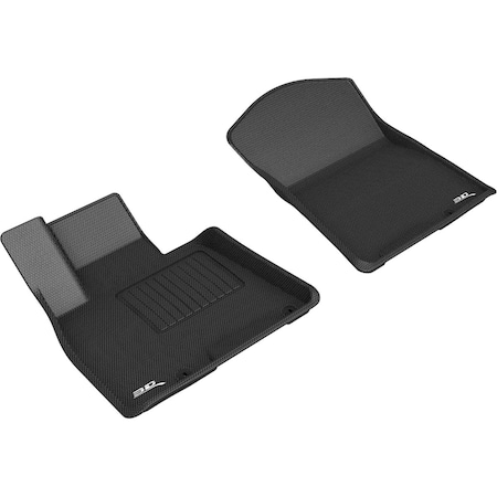 3D Maxpider 1st Row Floor Mat Set for 2021-2021 Genesis Gv80, Black - Kagu L1GS00711509